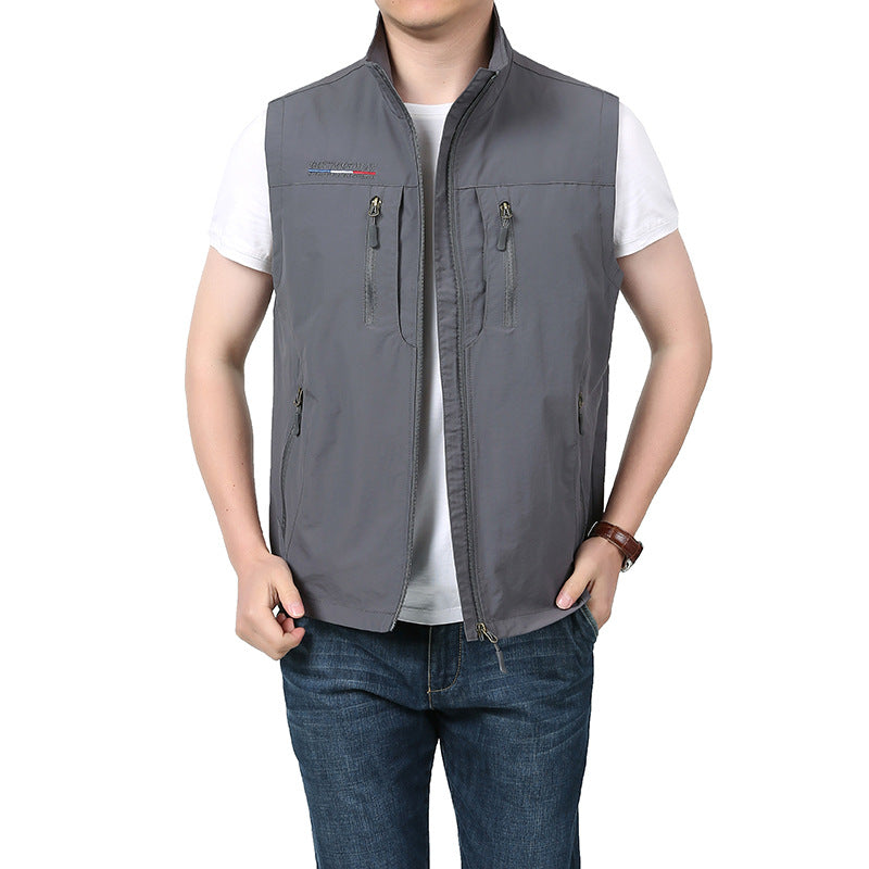 Brennan | Mens Quick Dry Pocket Outdoor Work Gilet Vest - 3