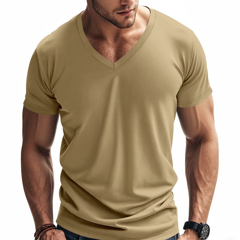Callahan | Mens American Quick Dry V Neck Short Sleeve T Shirt - 2