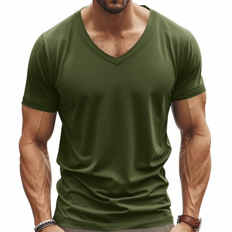 Callahan | Mens American Quick Dry V Neck Short Sleeve T Shirt - 4