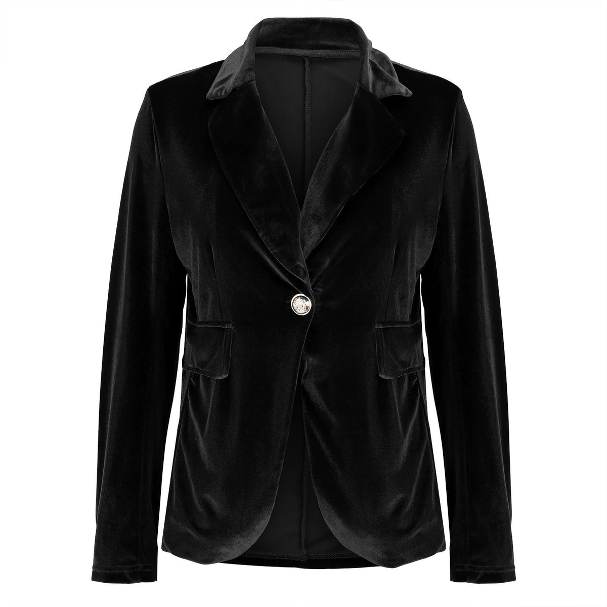 Camille | Womens Slim Fit Velvet Blazer - 11