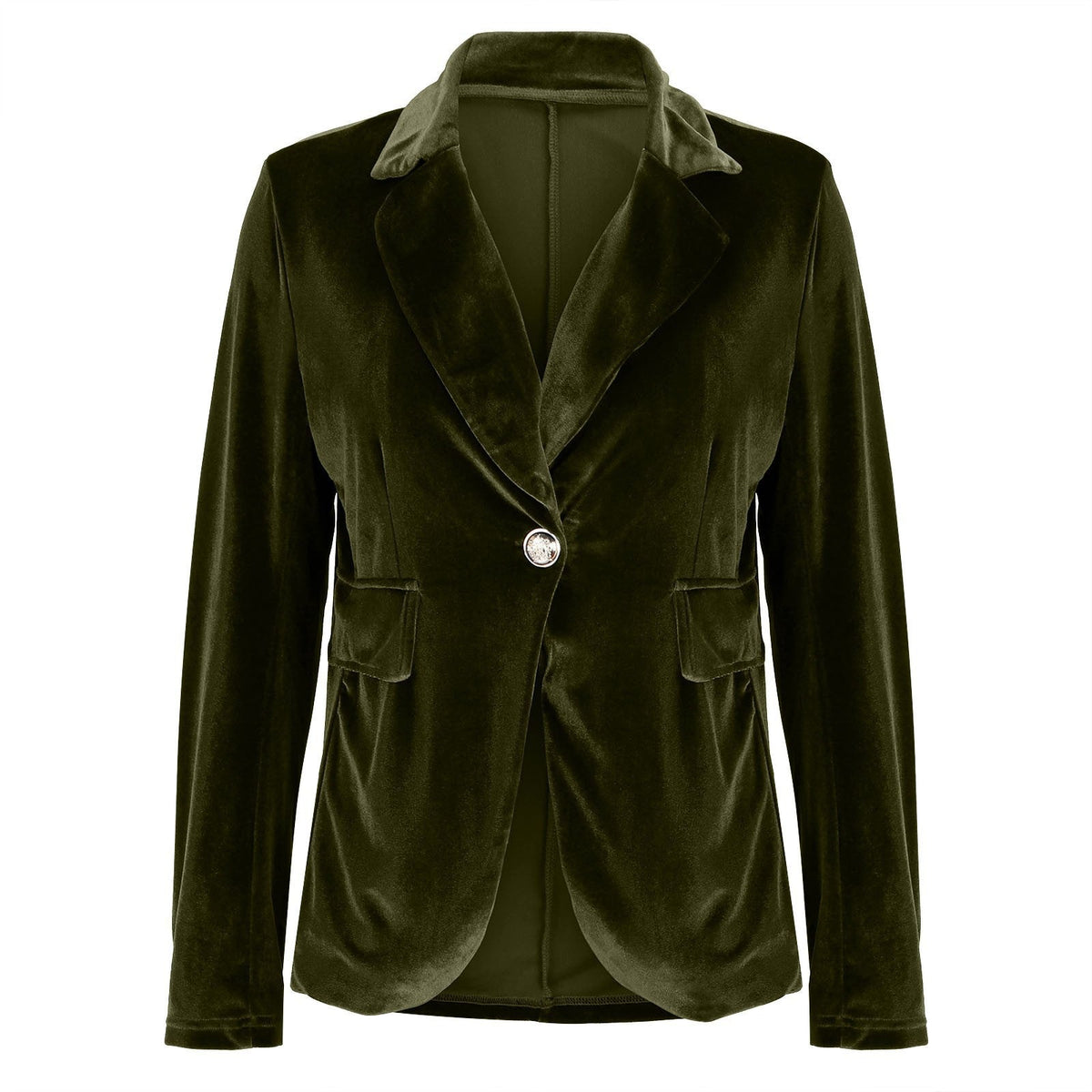 Camille | Womens Slim Fit Velvet Blazer - 16