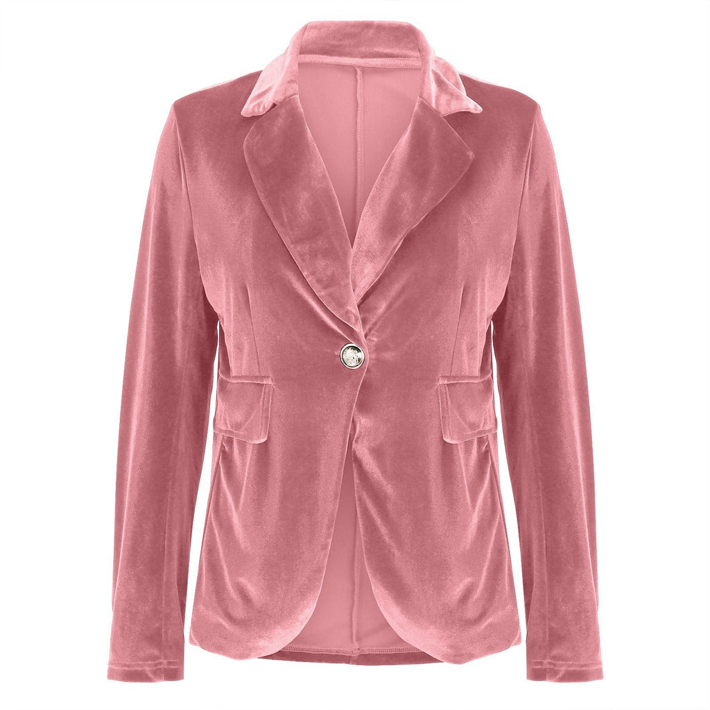 Camille | Womens Slim Fit Velvet Blazer - 17