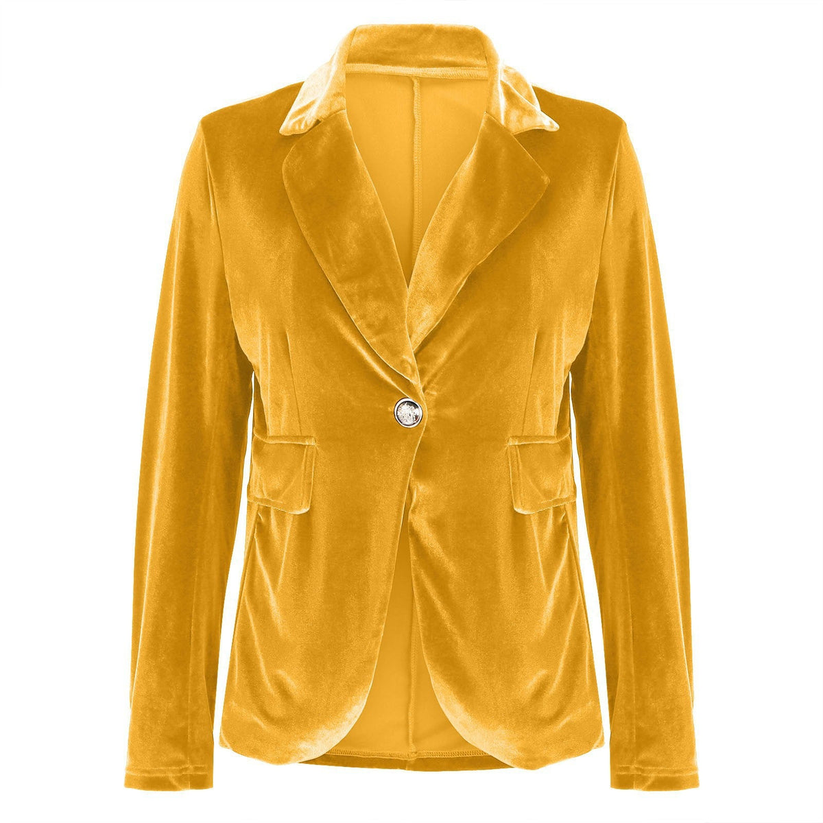 Camille | Womens Slim Fit Velvet Blazer - 18