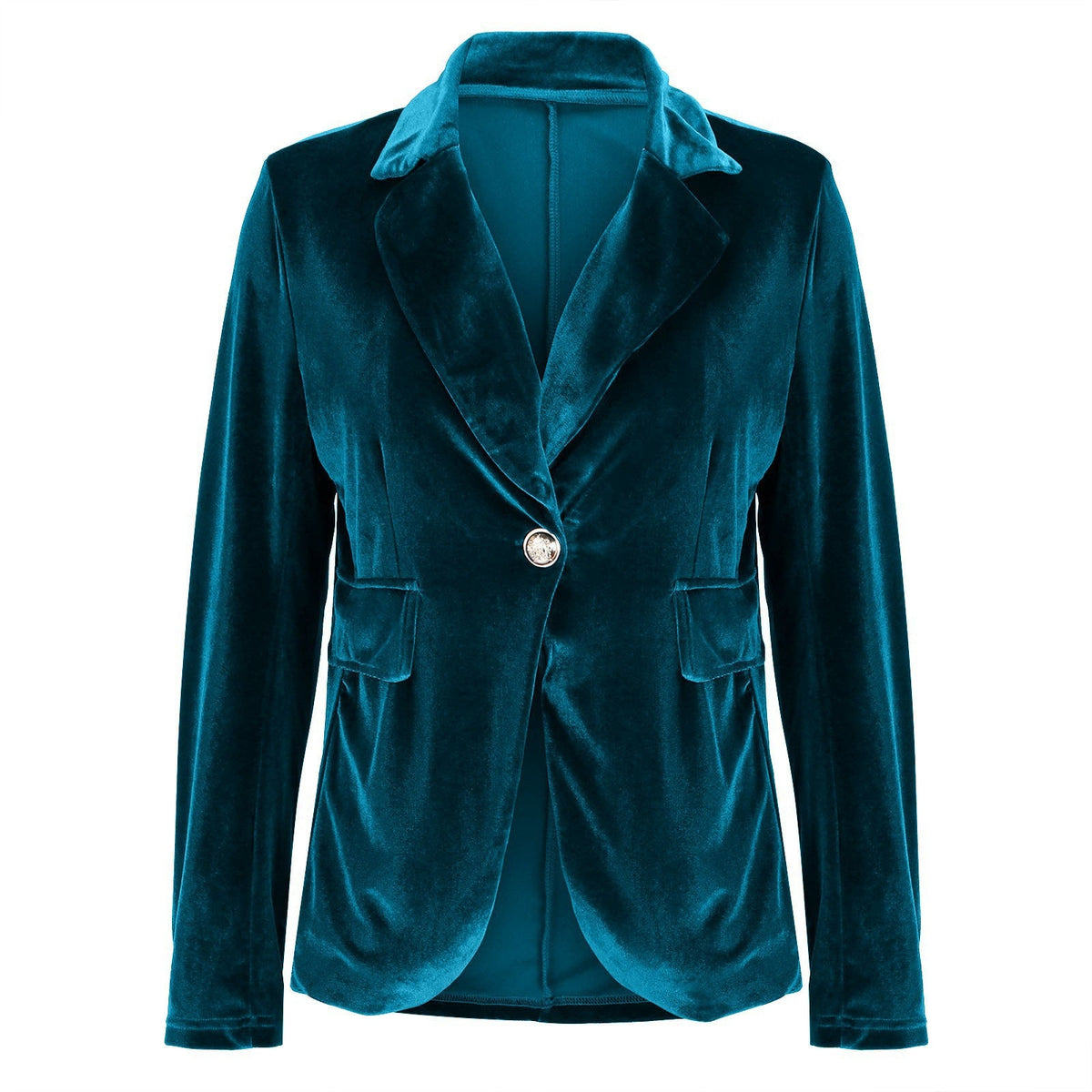 Camille | Womens Slim Fit Velvet Blazer - 20