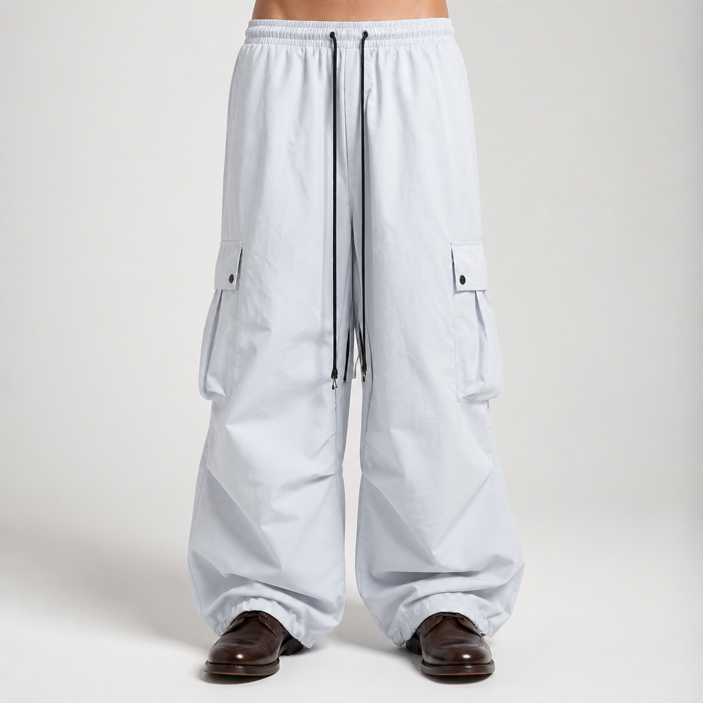Caspar | Mens Ski Trousers Waterproof Windproof Snowboard Salopettes, White