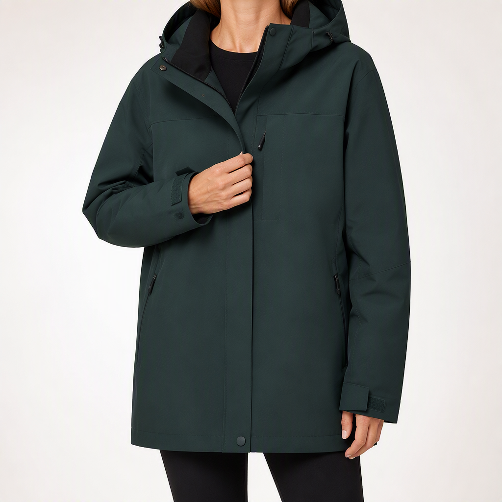 Cassian | Womens Waterproof Jacket Windproof Lightweight Hooded Outdoor Coat, Design 3