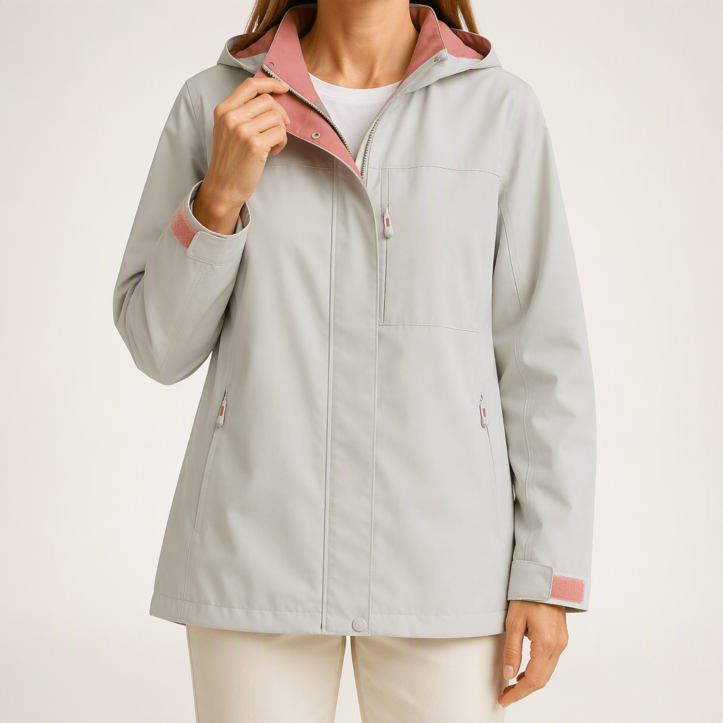 Cassian | Womens Waterproof Jacket Windproof Lightweight Hooded Outdoor Coat, Design 5
