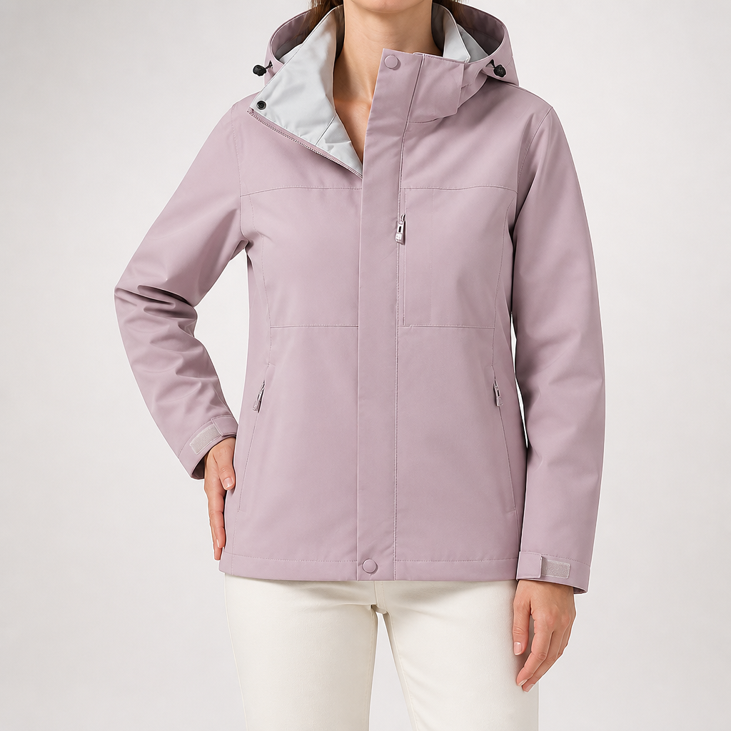 Cassian | Womens Waterproof Jacket Windproof Lightweight Hooded Outdoor Coat, Design 6