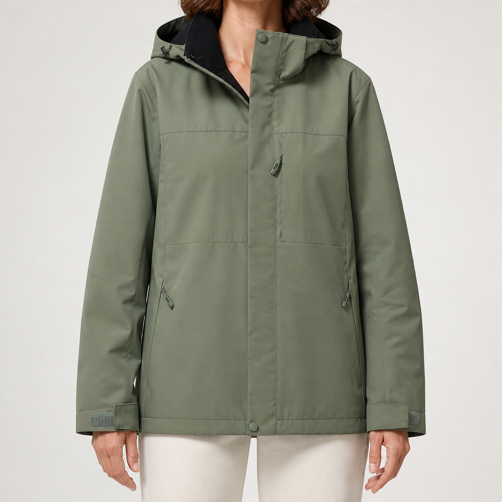 Cassian | Womens Waterproof Jacket Windproof Lightweight Hooded Outdoor Coat, Design 7