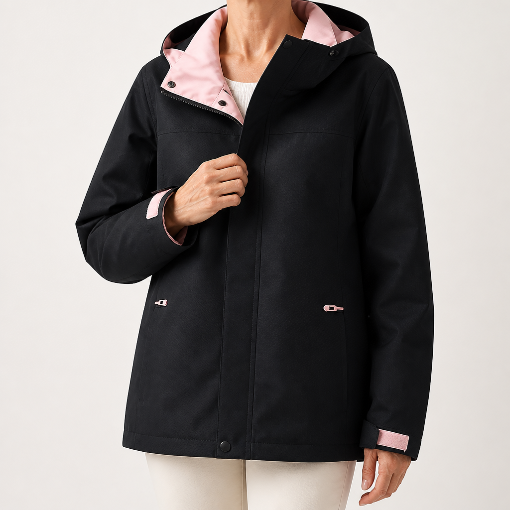 Cassian | Womens Waterproof Jacket Windproof Lightweight Hooded Outdoor Coat, Design 8