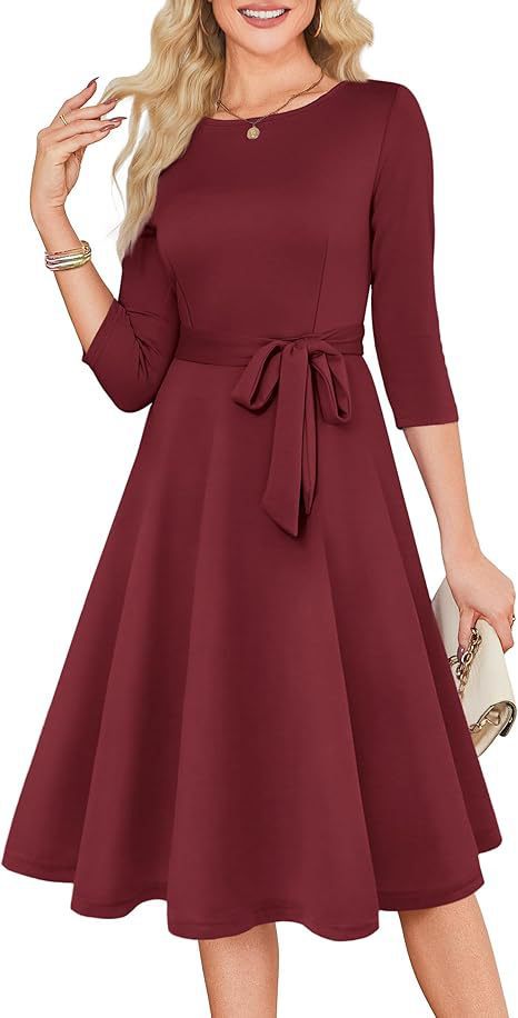 Celeste | Cocktail A Line Midi Wedding Guest Formal Dresses - 4