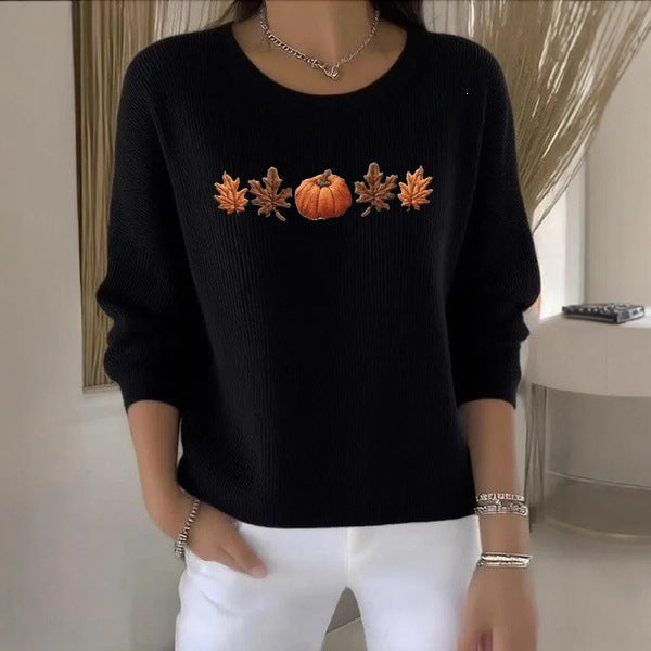 Clementine | Womens Round Neck Long Sleeve Ribbed Top - 2