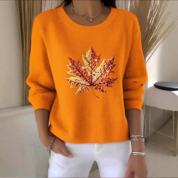 Clementine | Womens Round Neck Long Sleeve Ribbed Top - 3