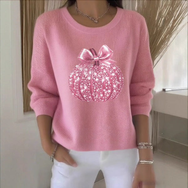 Clementine | Womens Round Neck Long Sleeve Ribbed Top - 4