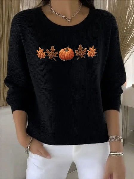 Clementine | Womens Round Neck Long Sleeve Ribbed Top - 8