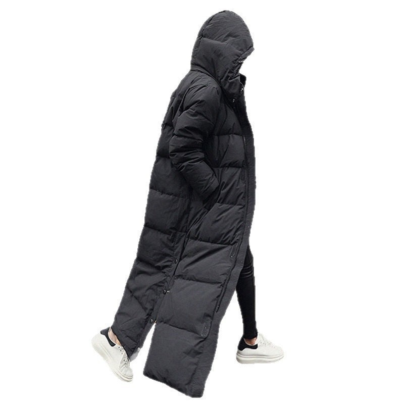 Cordelia | Womens Longline Padded Cotton Coat - 4