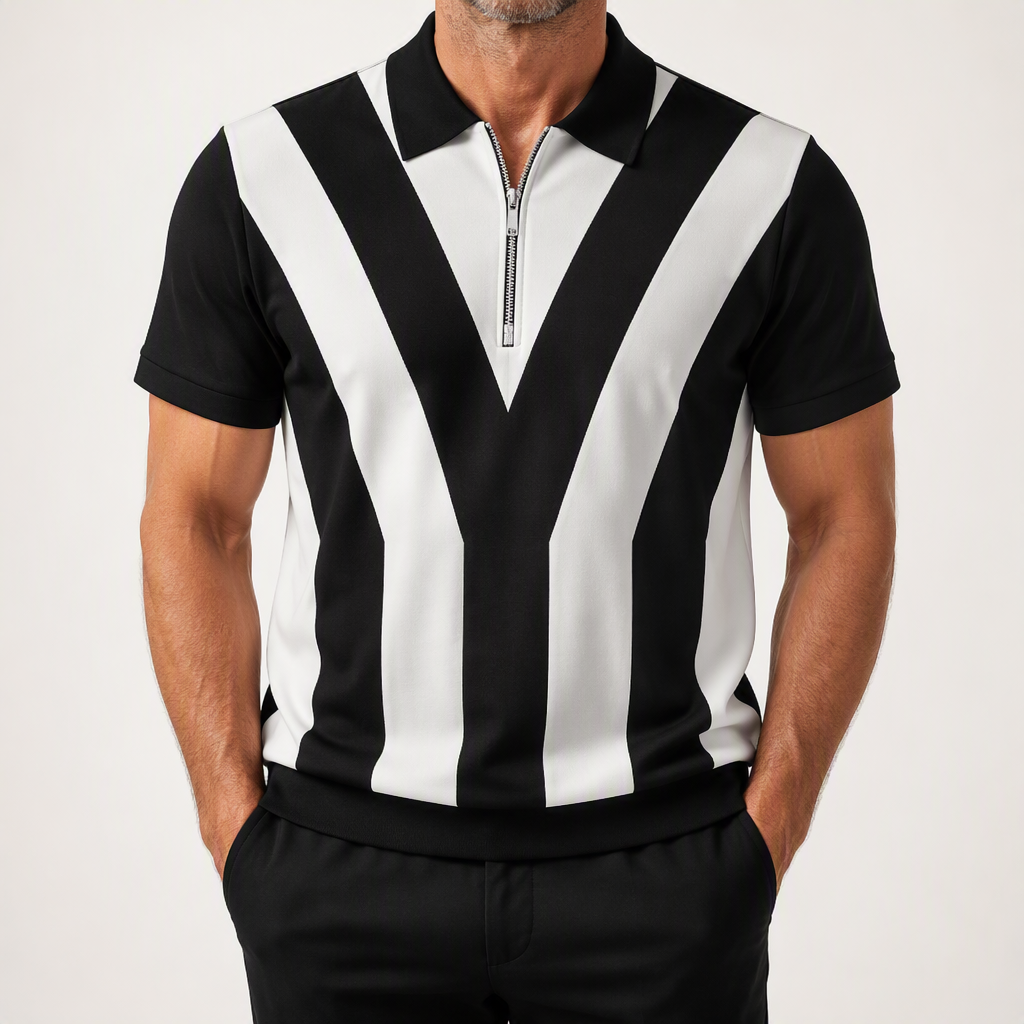 Dorian | Mens Printed Short Sleeve Casual Summer Polo Polo Shirt, Multi 11