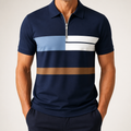 Dorian | Mens Printed Short Sleeve Casual Summer Polo Polo Shirt, Multi