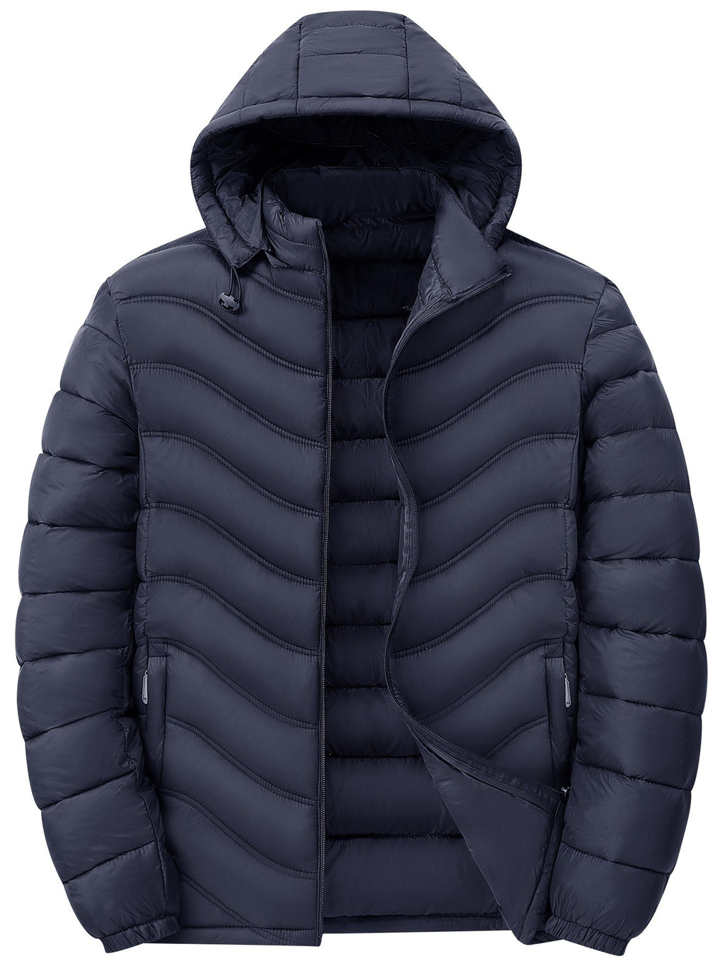 Eamon | Mens Puffer Jacket Padded Winter Jacket Lightweight Quilted Coat - 2