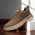 Easton Orthopedic Leather Sneakers - Khaki
