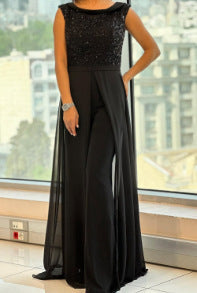 Elise | Womens Sequin Backless Cocktail Wedding Guest Prom Evening Occasion Long Dresses - 6