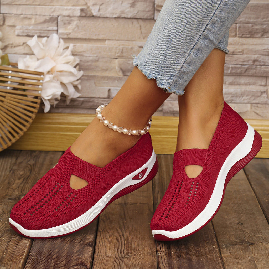 Elka | Womens Flexible Knit Lightweight Shoes - 2