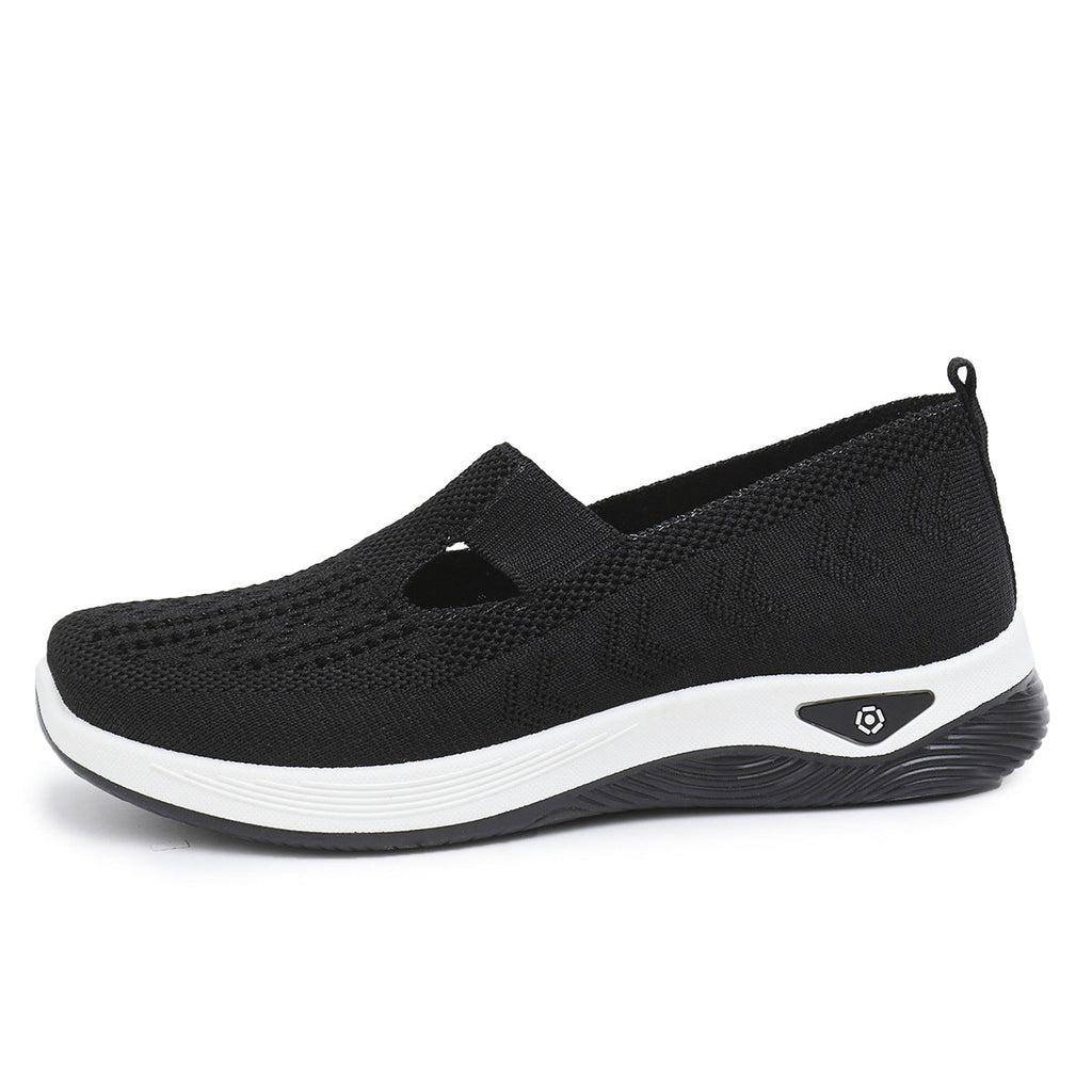Elka | Womens Flexible Knit Lightweight Shoes - 9
