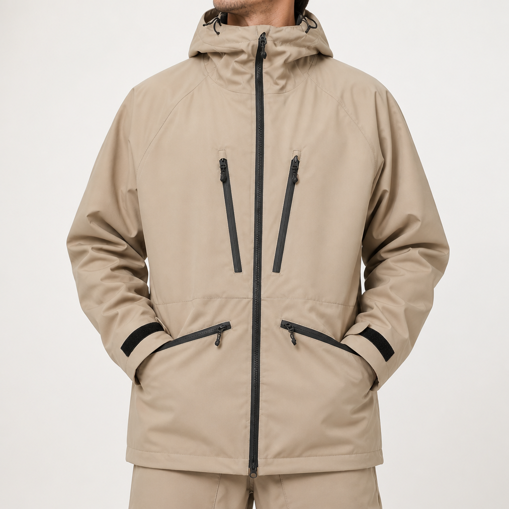 Elke | Mens Ski Jacket Waterproof Windproof Snowboard Winter Coat, Design 3