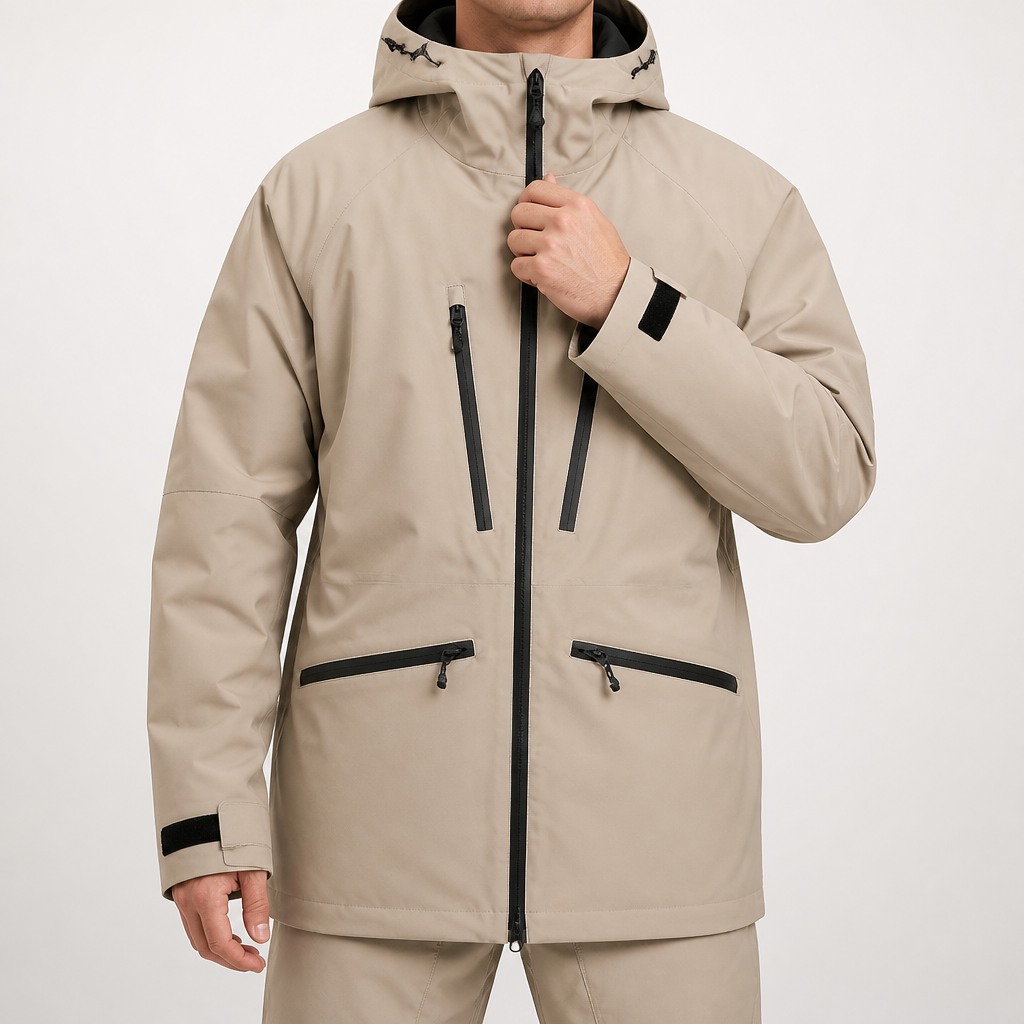 Elke | Mens Ski Jacket Waterproof Windproof Snowboard Winter Coat, Design 4