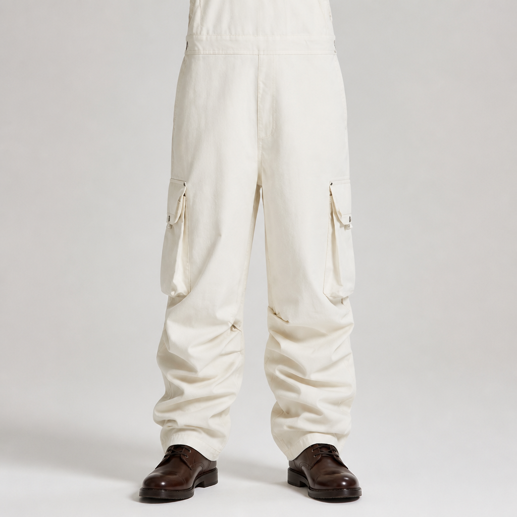 Emrys | Mens Ski Trousers Bib Waterproof Windproof Snowboard Salopettes, Off
