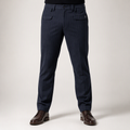 Emrys | Mens Work Trousers Straight Leg Business Wrinkle Free Trousers, Silver