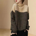 Fabienne | Womens Chunky Knit Jumper - Khaki