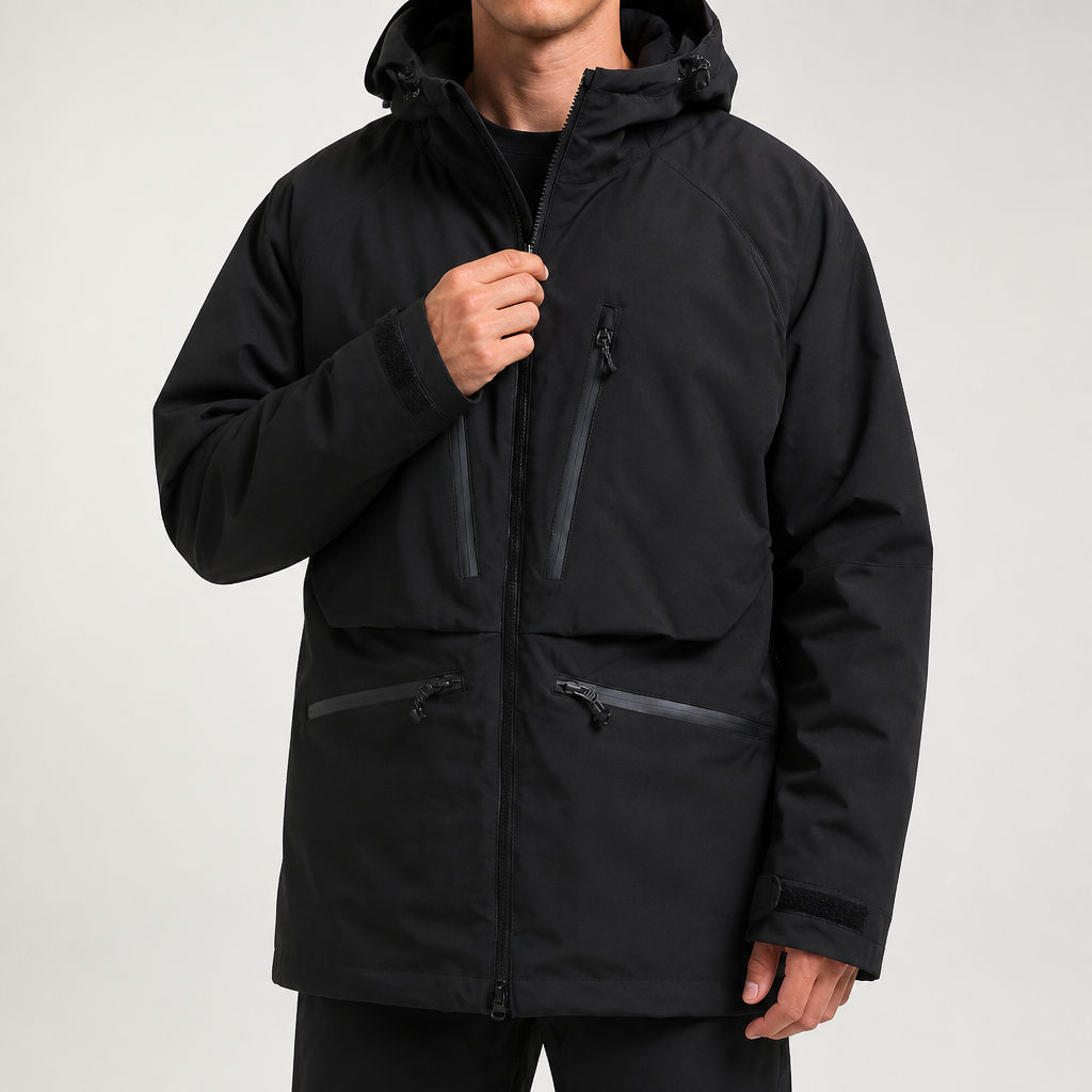 Faun | Mens Ski Jacket Waterproof Windproof Snowboard Winter Coat, Design 3