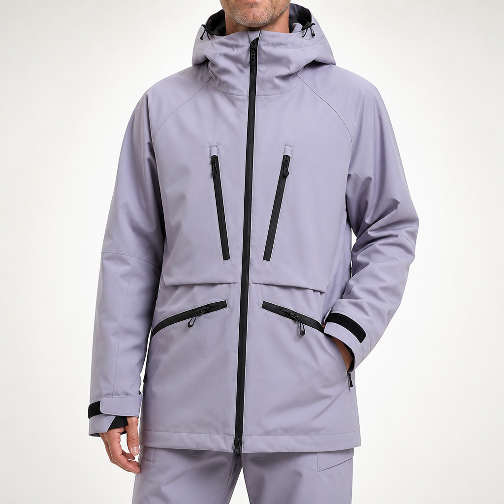 Faun | Mens Ski Jacket Waterproof Windproof Snowboard Winter Coat, Design 6