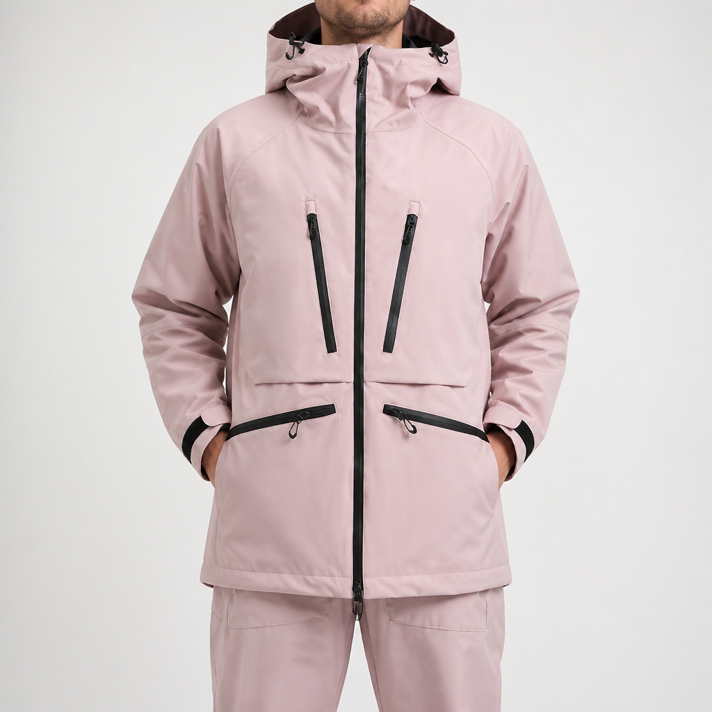 Faun | Mens Ski Jacket Waterproof Windproof Snowboard Winter Coat, Design 8