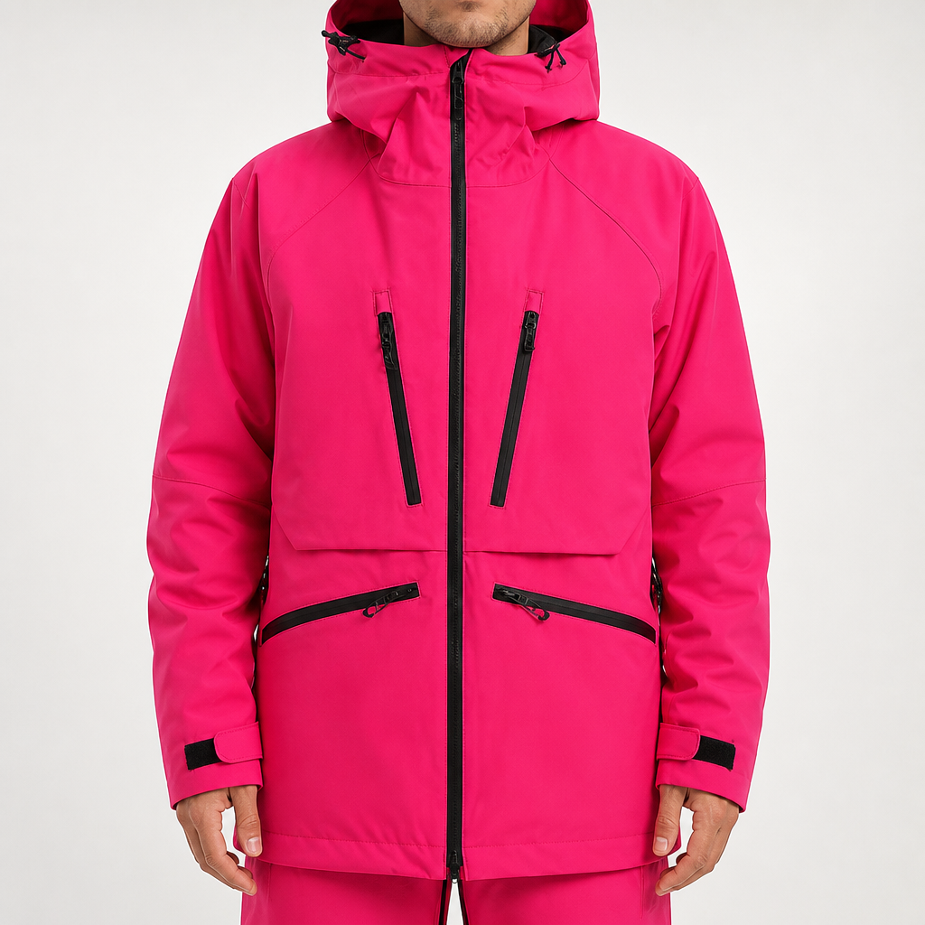 Faun | Mens Ski Jacket Waterproof Windproof Snowboard Winter Coat, Design 9