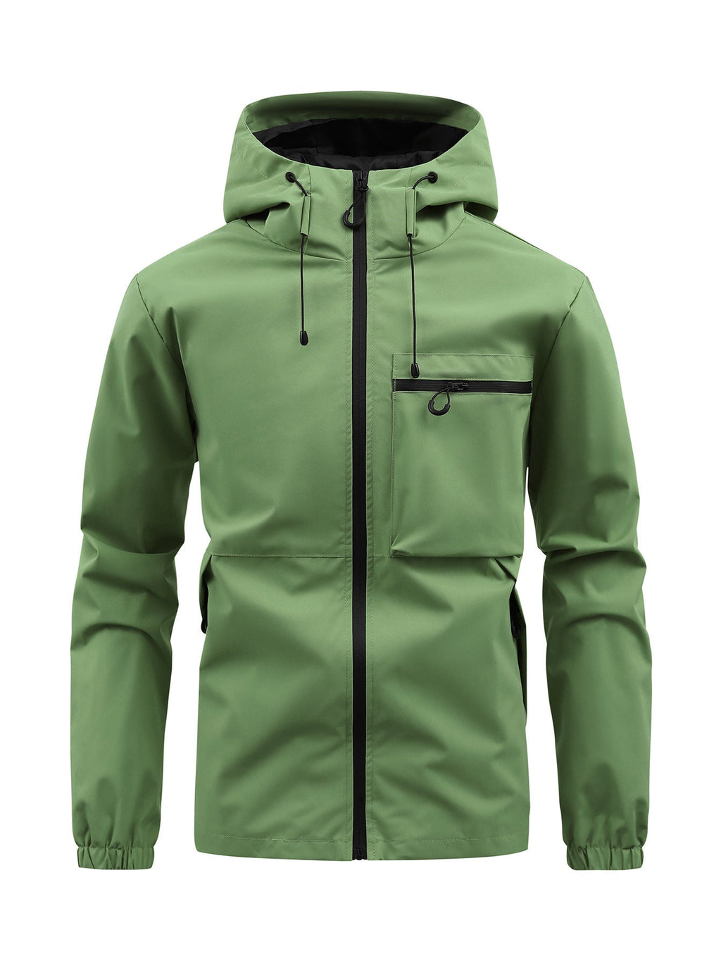 Fletcher | Mens Hooded Utility Workwear Jacket, Fruit Green