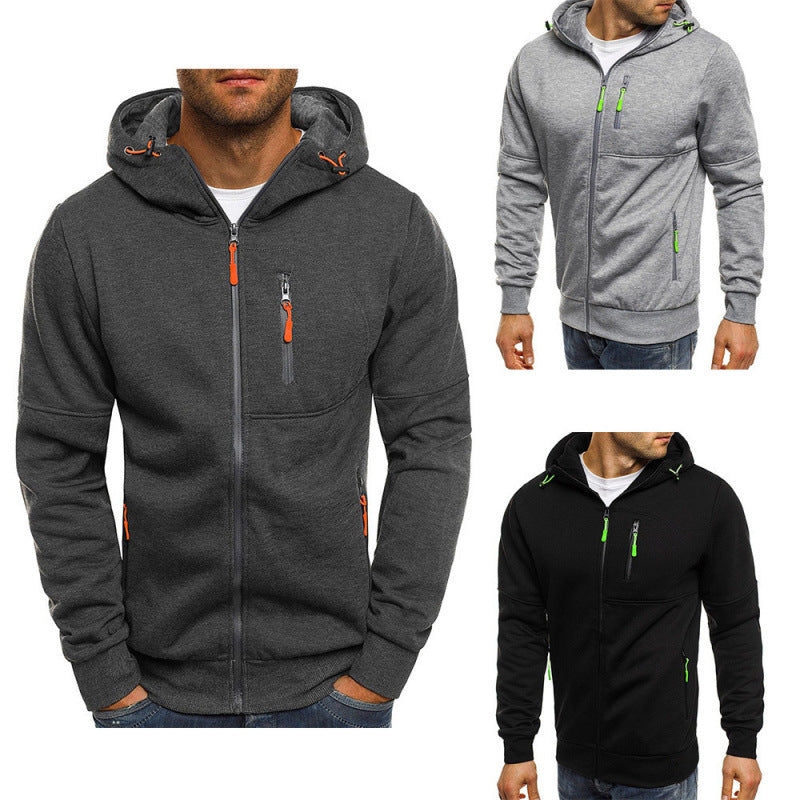 Flynn | Mens Zip Hooded Sports Jacket - 1