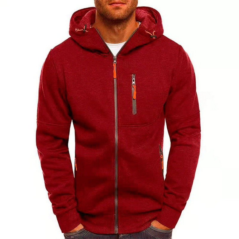 Flynn | Mens Zip Hooded Sports Jacket - 2