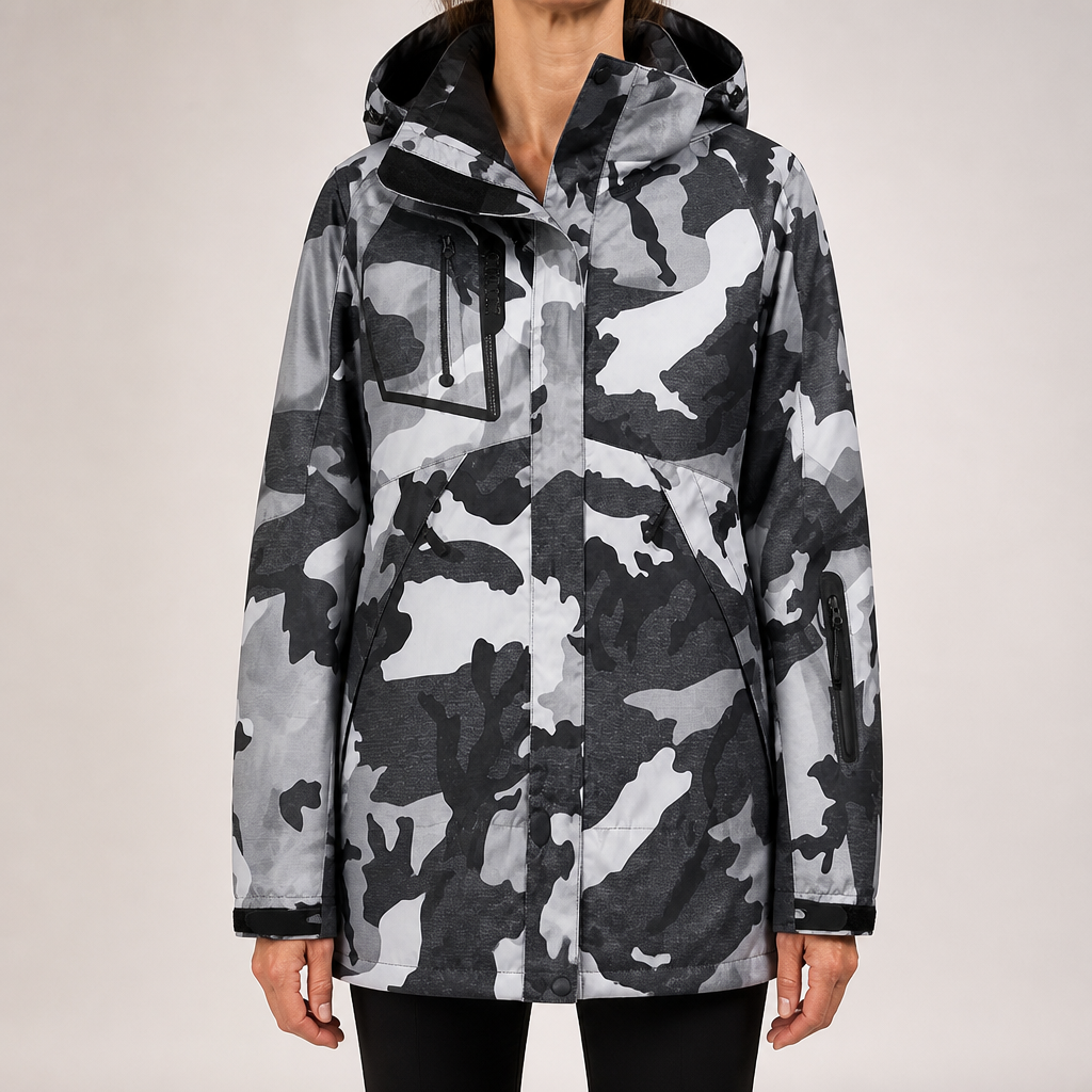 Foster | Womens Waterproof Jacket Ski 3 In 1 Windproof Hooded Winter Coat, Design 2