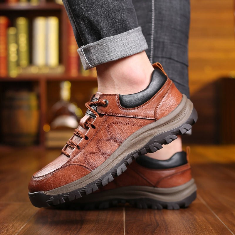 Franklin | Mens British Non Slip Leather Casual Smart Shoes - 4