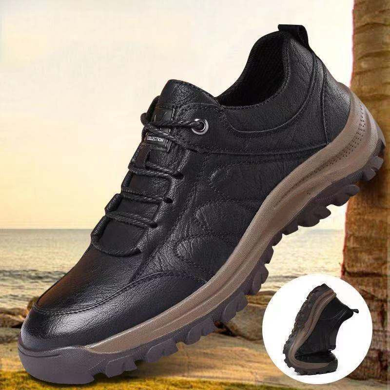 Franklin | Mens British Non Slip Leather Casual Smart Shoes - 6