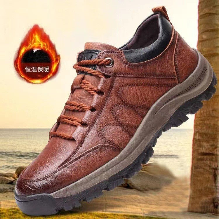 Franklin | Mens British Non Slip Leather Casual Smart Shoes - 9