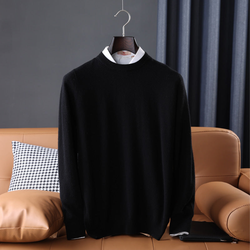 Gideon | Mens V Neck Loose Knitted Jumper - 8