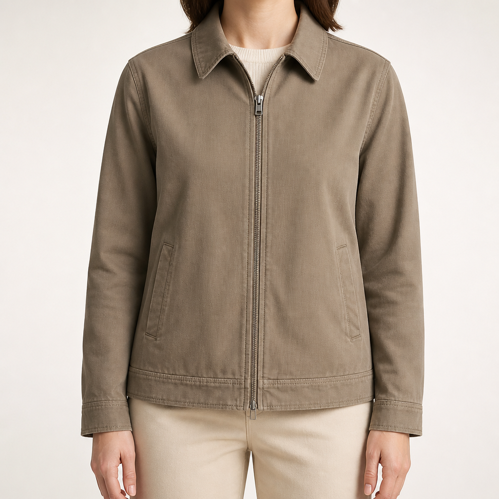 Gitte | Womens Jacket Casual Zip Up Outdoor Jacket, Design 1