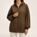 Greer | Womens Jacket Lightweight UV Sun Protection Hooded Summer Coat, Brown