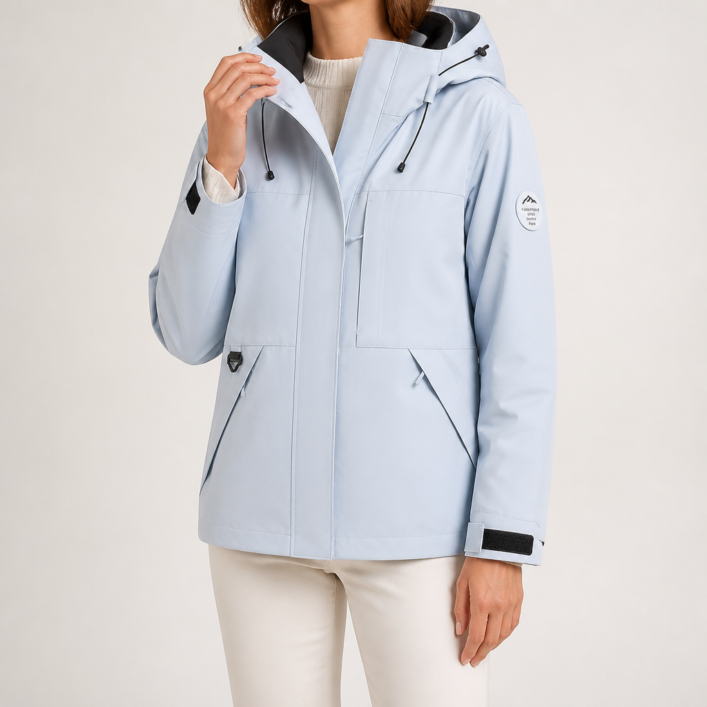Griffin | Womens Waterproof Jacket Ski 3 In 1 Windproof Hooded Winter Coat, Blue