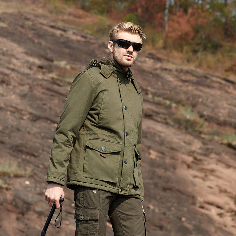 Harlan | Mens Fleece Lined Hooded Winter Work Jacket