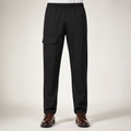 Hektor | Mens Waterproof Trousers Rain Pants Over Trousers Windproof, Black