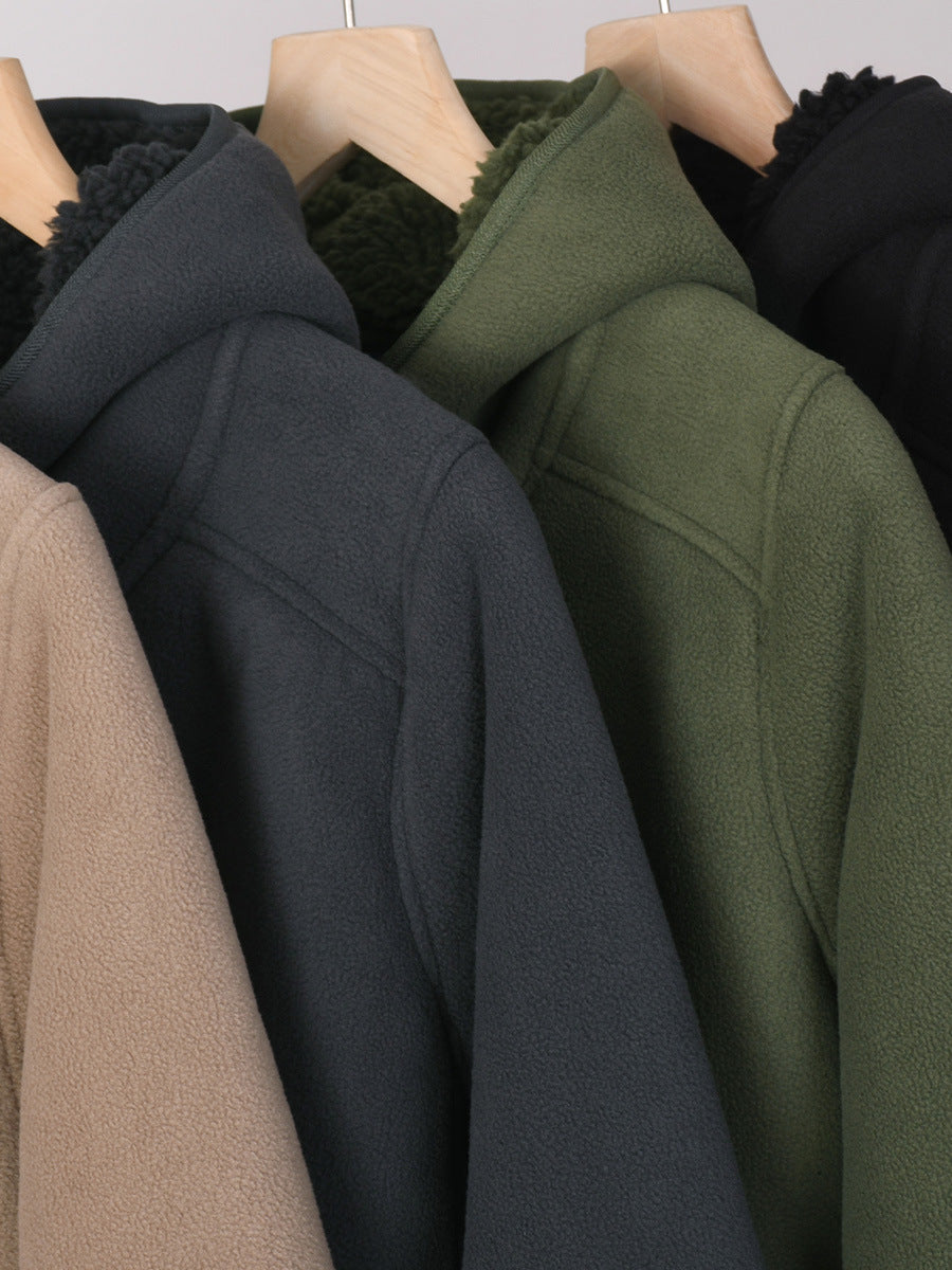 Imogen | Womens Hooded Fleece Zip Warm Casual Sweatshirt Shirt - 4